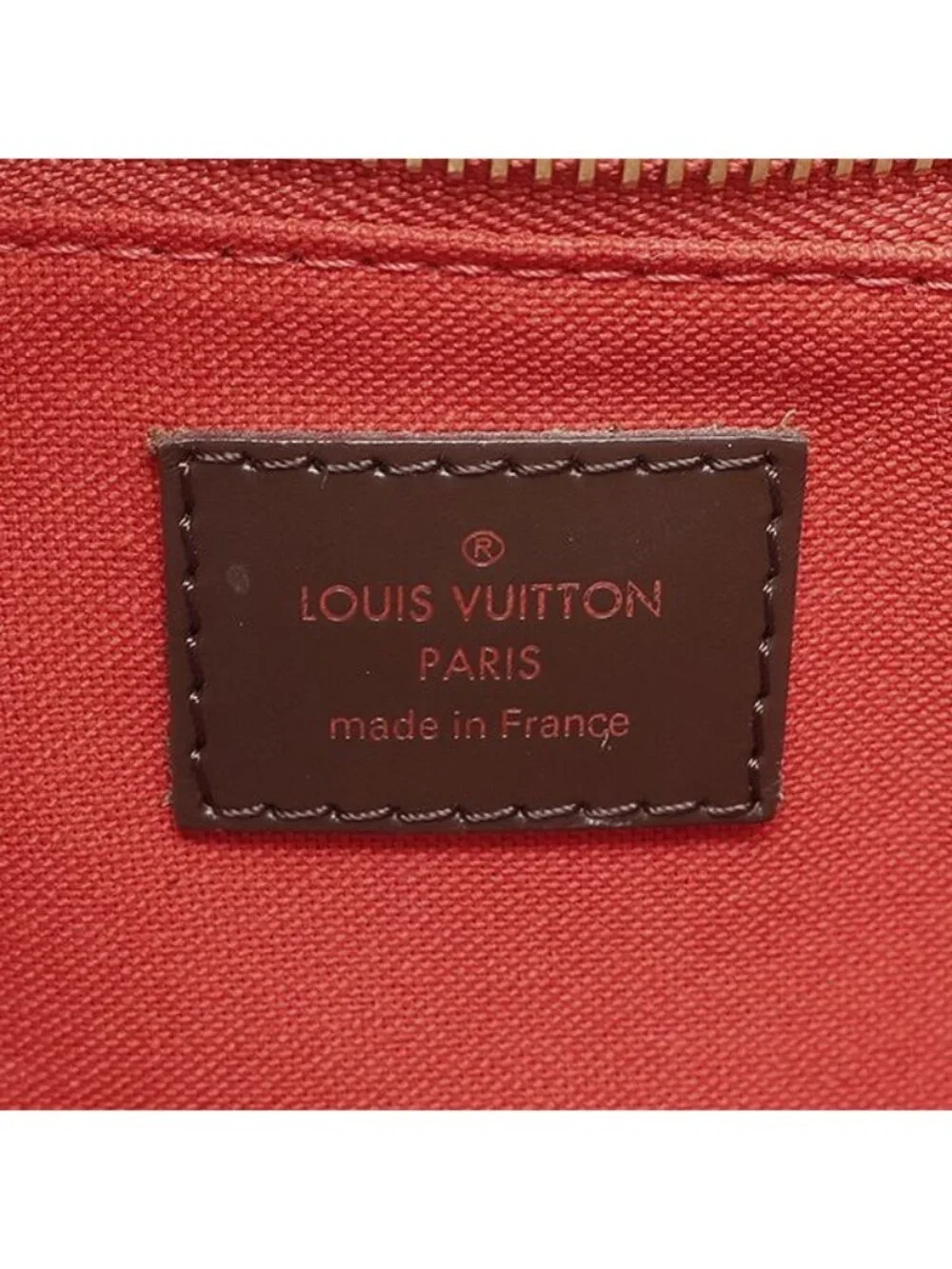 Louis Vuitton Bag Cabas Rosebery Damier Canvas Ebene Gold Shoulder Twist Lock